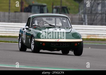 Mervyn Selwyn, Lotus Elan S3, HSCC Historic Road Sports Championships, Historic Sports Car Club, HSCC, International Trophy Meeting, Silverstone Grand Stockfoto