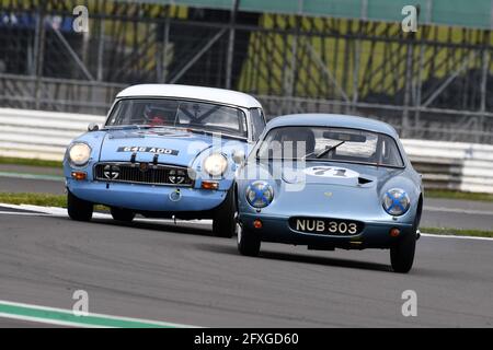 Brian Arculus, Lotus Elite, HSCC Historic Road Sports Championships, Historic Sports Car Club, HSCC, International Trophy Meeting, Silverstone Grand P Stockfoto