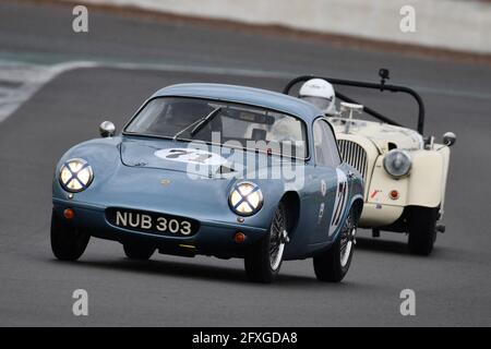 Brian Arculus, Lotus Elite, HSCC Historic Road Sports Championships, Historic Sports Car Club, HSCC, International Trophy Meeting, Silverstone Grand P Stockfoto