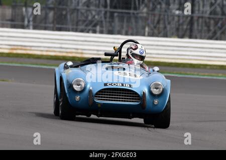 Kevin Kivlochan, AC Cobra, HSCC Historic Road Sports Championships, Historic Sports Car Club, HSCC, International Trophy Meeting, Silverstone Grand PR Stockfoto