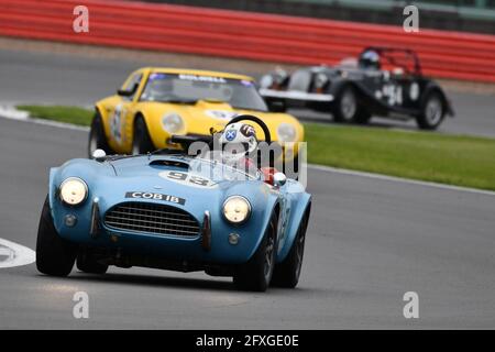 Kevin Kivlochan, AC Cobra, HSCC Historic Road Sports Championships, Historic Sports Car Club, HSCC, International Trophy Meeting, Silverstone Grand PR Stockfoto