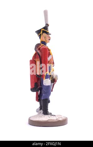 1812-1814 Husar zu Pferd Russland Zinnsoldat Husaren Regiment Figur