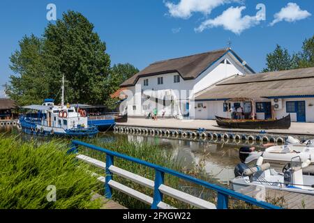 Gura Portitei Dorf, Portita Halbinsel am Donaudelta, Osteuropa Stockfoto