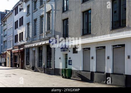 Partymeile auf der Kurzen Straße in der Düsseldorfer Altstadt Stockfoto