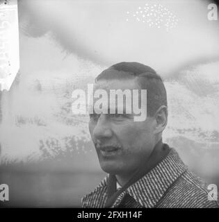 Fußballspiel DWS - PSV in Amsterdam: 2-2; Porträt von Trainer Bram Appel vom PSV, 28. November 1965, Porträts, Sport, Trainer, Fußball, Niederlande, Foto der Presseagentur des 20. Jahrhunderts, zu erinnerende Nachrichten, Dokumentarfilm, historische Fotografie 1945-1990, visuelle Geschichten, Menschliche Geschichte des zwanzigsten Jahrhunderts, Momente in der Zeit festzuhalten Stockfoto