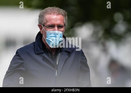 AMSTERDAM, NIEDERLANDE - MAI 23: Vorstandsmitglied Hans van Breukelen vom PSV während des niederländischen Spiels Pure Energie Womens Eredivisie zwischen Ajax und PSV bei Stockfoto