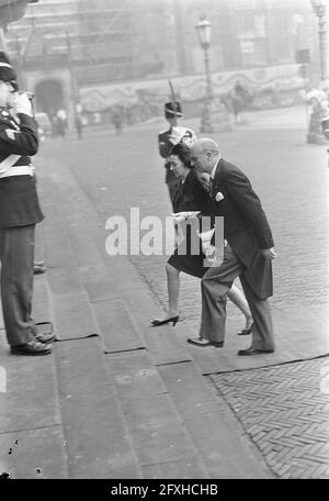 Königin Juliana und Prinz Bernhard geben Neujahrsempfang im Palast auf dem Dam  ?, 20. Januar 1969, Neujahrsempfang, Niederlande, 20. Jahrhundert Presseagentur Foto, Nachrichten zu erinnern, Dokumentarfilm, historische Fotografie 1945-1990, visuelle Geschichten, Menschliche Geschichte des zwanzigsten Jahrhunderts, Momente in der Zeit festzuhalten Stockfoto
