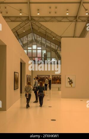 Ausstellung für zeitgenössische Kunst und Fotografie in den Deichtorhallen, Hamburg, Deutschland Stockfoto