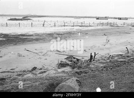 Wieringermeerpolder, 12. Dezember 1945, Niederlande, Presseagentur des 20. Jahrhunderts, Foto, News to remember, Dokumentarfilm, historische Fotografie 1945-1990, visuelle Geschichten, Menschliche Geschichte des zwanzigsten Jahrhunderts, Momente in der Zeit festzuhalten Stockfoto