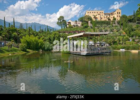 Gärten von Schloss Trauttmansdorff, Meran, Trentino-Südtirol, Italien Stockfoto