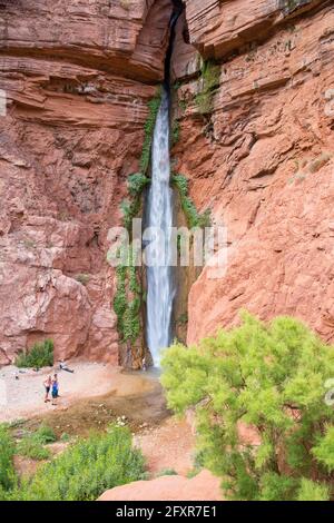 Wasserfall im Grand Canyon, Arizona, Vereinigte Staaten von Amerika, Nordamerika Stockfoto