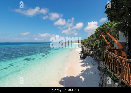 Feiner weißer Sand am Bira Beach in diesem Ferienort im äußersten Süden, 190 km von Makassar, Tanjung Bira, Sulawesi, Indonesien, Südostasien, Asien Stockfoto