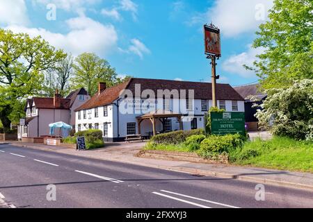 Wagon and Horses Pub in Great Yeldham, Essex... Stockfoto