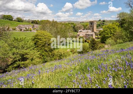 St. Michael der Erzengel Kirkby Malham Stockfoto