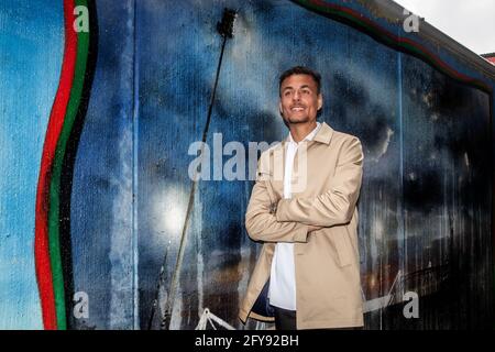 NIJMEGEN, NIEDERLANDE - 27. MAI: ILIAS Bronkhorst während seiner Präsentation am NEC Nijmegen im De Goffert Stadium am 27. Mai 2021 in Nijmegen, Netherlan Stockfoto