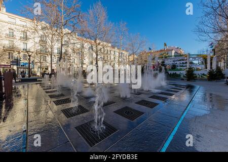 FRANKREICH, ALPES-MARITIMES (06) ANTIBES, PLATZ DE GAULLE Stockfoto