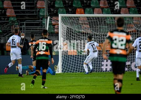 Venedig, Italien. Mai 2021. Gol di durante Finale Playoff - Venezia FC vs AS CITTADELLA, Campionato di Calcio Serie BKT in Venezia, Italia, 27 maggio 2021 Quelle: Independent Photo Agency/Alamy Live News Stockfoto