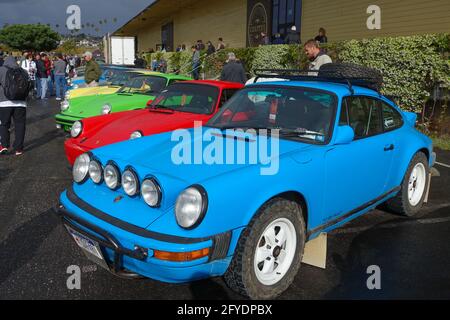 San Pedro, USA, 7. Mai 2017 The Luftgekühlt 4, Air Cooled Porsche Gathering 2017 Stockfoto