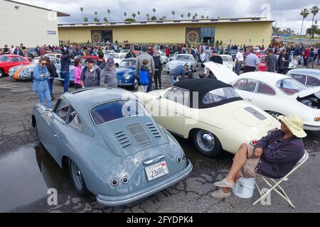 San Pedro, USA, 7. Mai 2017 The Luftgekühlt 4, Air Cooled Porsche Gathering 2017 Stockfoto