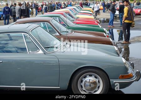 San Pedro, USA, 7. Mai 2017 The Luftgekühlt 4, Air Cooled Porsche Gathering 2017 Stockfoto