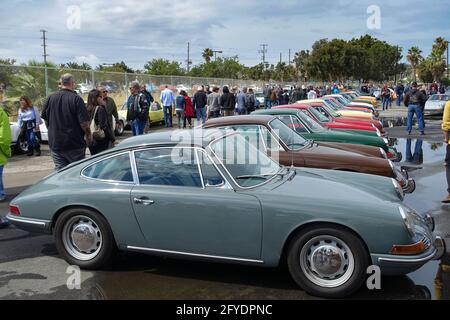 San Pedro, USA, 7. Mai 2017 The Luftgekühlt 4, Air Cooled Porsche Gathering 2017 Stockfoto