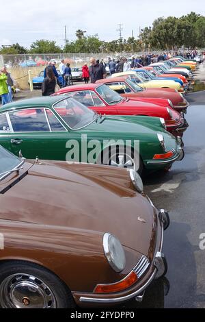 San Pedro, USA, 7. Mai 2017 The Luftgekühlt 4, Air Cooled Porsche Gathering 2017 Stockfoto