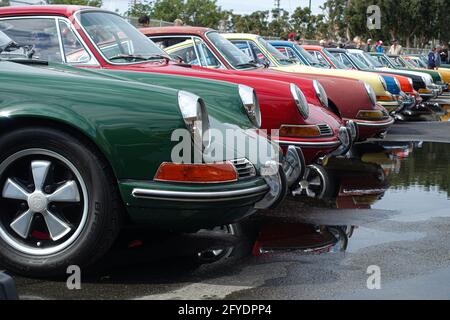 San Pedro, USA, 7. Mai 2017 The Luftgekühlt 4, Air Cooled Porsche Gathering 2017 Stockfoto