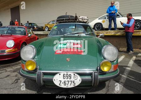 San Pedro, USA, 7. Mai 2017 The Luftgekühlt 4, Air Cooled Porsche Gathering 2017 Stockfoto