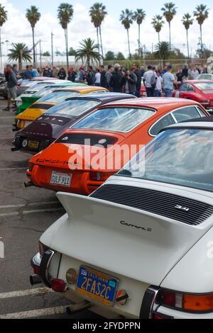 San Pedro, USA, 7. Mai 2017 The Luftgekühlt 4, Air Cooled Porsche Gathering 2017 Stockfoto