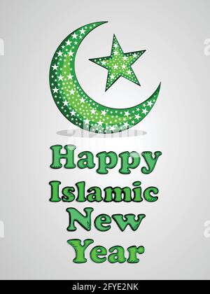 Islamisches Neujahr Stock Vektor