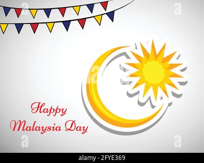 Malaysia Unabhängigkeitstag Stock Vektor