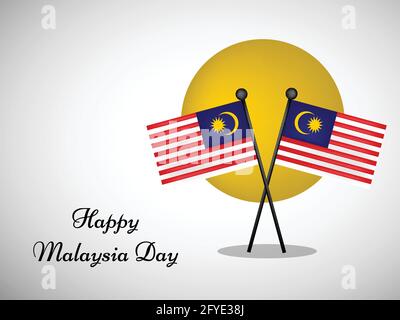 Malaysia Unabhängigkeitstag Stock Vektor
