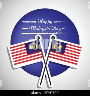Malaysia Unabhängigkeitstag Stock Vektor