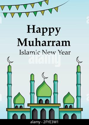 Islamisches Festival Muharram Stock Vektor
