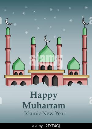 Islamisches Festival Muharram Stock Vektor