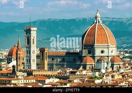 Brunelleschis Dom, Florenz, Toskana, Italien Stockfoto