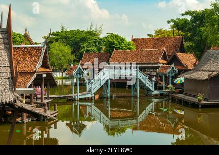 Floating Market, Ancient Siam, Bangkok, Thailand Stockfoto