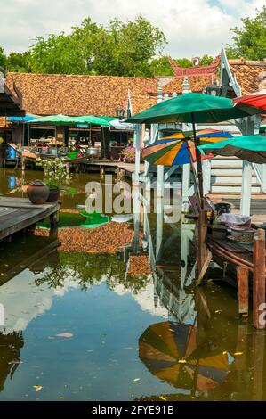 Floating Market, Ancient Siam, Bangkok, Thailand Stockfoto