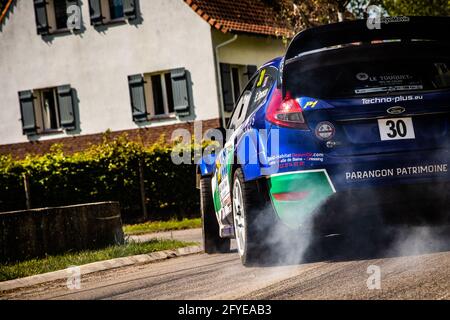 30 Brunson Eric, Mondon Cédric, Brunson Eric, Ford Fiesta WRC, Aktion während der Rallye du Touquet 2021, 1. Runde des Championnat de France des Rallye 2021, vom 27. Bis 29. Mai in Le Touquet, Frankreich - Foto Damien Saulnier / DPPI Stockfoto