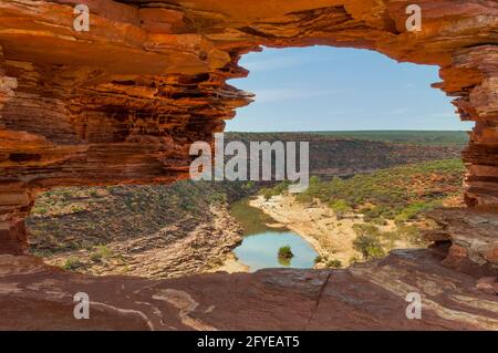 Nature es Window, Kalbarri NP, WA, Australien Stockfoto