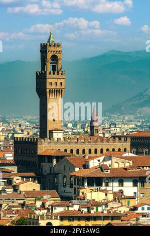 Palazzo Vecchio, Florenz, Toskana, Italien Stockfoto