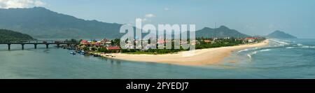 Blick vom Hai Van Pass in der Nähe von Da Nang, Vietnam Stockfoto