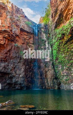 Wasserfall in der Emma-Schlucht El Questro, WA, Australien Stockfoto