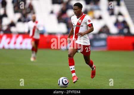 Nathan Tella aus Southampton - West Ham United / Southampton, Premier League, London Stadium, London, UK - 23. Mai 2021 nur für redaktionelle Verwendung - es gelten die DataCo-Einschränkungen Stockfoto