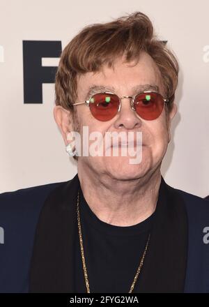 USA. Mai 2021. 2021 IHEART RADIO MUSIC AWARDS: Elton John nimmt an den IHEARTRADIO MUSIC AWARDS 2021 Teil, die am 27. Mai (8:00-10:00 Uhr ET/PT Tape-Delayed) auf FOX live übertragen werden. (Foto von Scott Kirkland/FOX/PictureGroup/Sipa USA). © 2021 FOX MEDIA, LLC. Quelle: SIPA USA/Alamy Live News Stockfoto