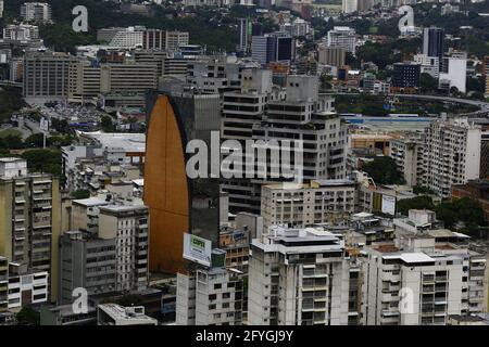 Caracas, Hauptstadt des Distriritos, Venezuela. Mai 2021. 28. Mai 2021. Panoramablick auf die Stadt Caracestas, Hauptstadtbezirk. Und Hauptstadt der republik Venezuela. Foto: Juan Carlos Hernandez Kredit: Juan Carlos Hernandez/ZUMA Wire/Alamy Live News Stockfoto