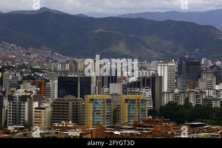 Caracas, Hauptstadt des Distriritos, Venezuela. Mai 2021. 28. Mai 2021. Panoramablick auf die Stadt Caracestas, Hauptstadtbezirk. Und Hauptstadt der republik Venezuela. Foto: Juan Carlos Hernandez Kredit: Juan Carlos Hernandez/ZUMA Wire/Alamy Live News Stockfoto