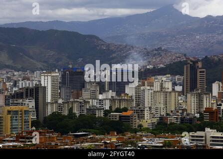 Caracas, Hauptstadt des Distriritos, Venezuela. Mai 2021. 28. Mai 2021. Panoramablick auf die Stadt Caracestas, Hauptstadtbezirk. Und Hauptstadt der republik Venezuela. Foto: Juan Carlos Hernandez Kredit: Juan Carlos Hernandez/ZUMA Wire/Alamy Live News Stockfoto