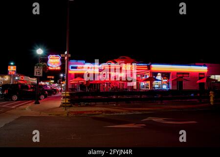 Bestes Essen Cruisers 50 's Diner Delicious Stockfoto