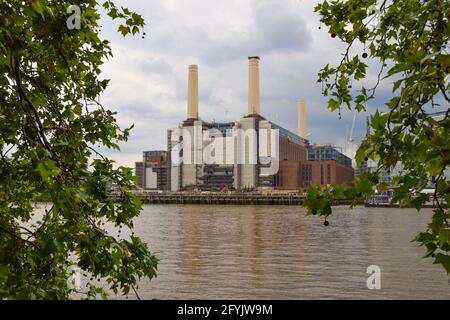 Battersea Power Station Reentwicklung, London, Großbritannien Stockfoto